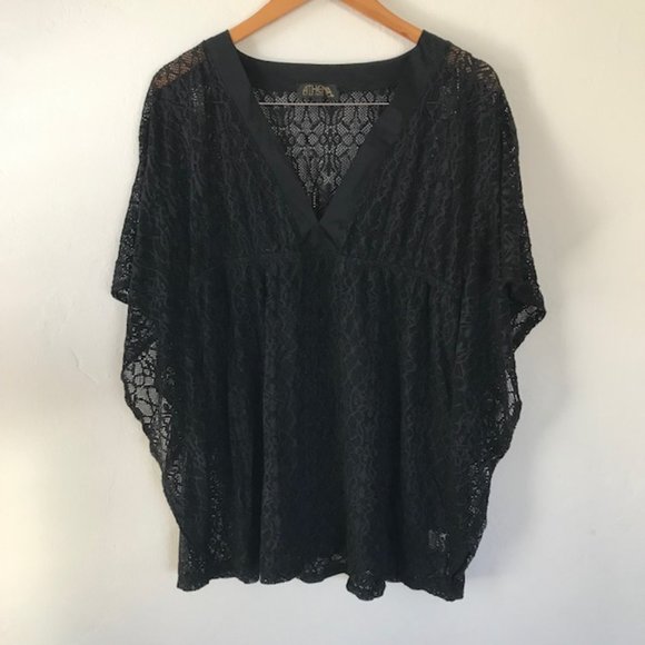 Athena Deep V-Neck Swim Coverup GUC - Picture 4 of 5